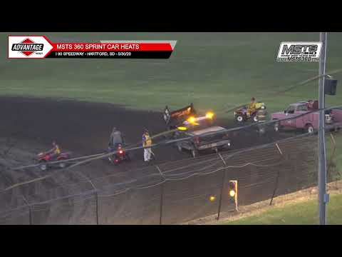 MSTS Sprint Car | I-90 Speedway | 5-30-2020 - dirt track racing video image