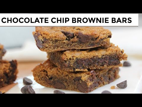 Chocolate Chip Brownie Bars | Vegan + Paleo + Grain-Free - UCj0V0aG4LcdHmdPJ7aTtSCQ