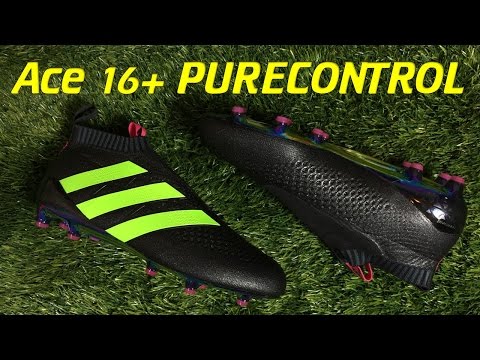 Laceless Adidas ACE 16+ PURECONTROL Black/Solar Green/Shock Pink - Review + On Feet - UCUU3lMXc6iDrQw4eZen8COQ