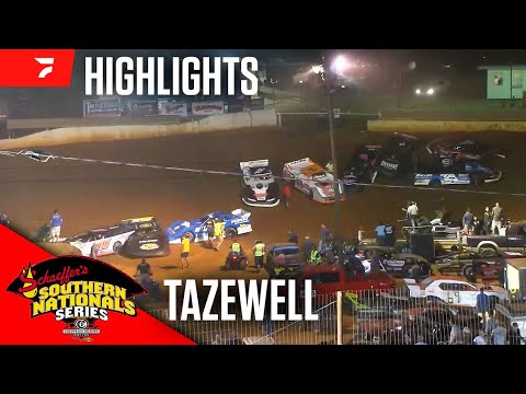 Southern Nationals Super Late Models at Tazewell Speedway 7/27/24 | Highlights - dirt track racing video image