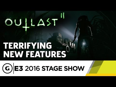 Everything New in Outlast 2 - Interview with Philippe Morin - E3 2016 Stage Show - UCbu2SsF-Or3Rsn3NxqODImw