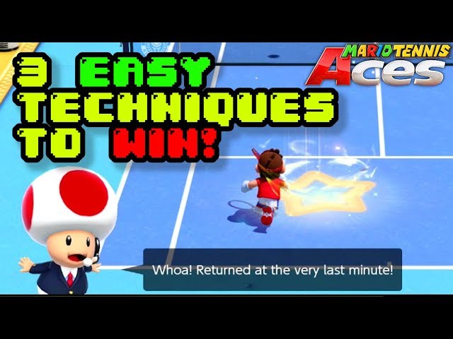 How to Drop Shot in Mario Tennis Aces
