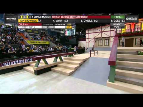 Cole wins Street League Gold - ESPN X Games - UCxFt75OIIvoN4AaL7lJxtTg