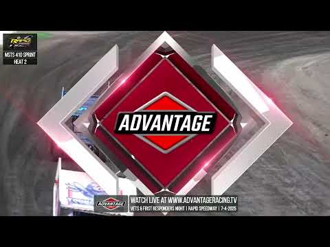 Veterans &amp; First Responders Night | Rapid Speedway | 7-4-2025 - dirt track racing video image