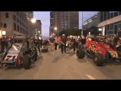 2024 USAC Midget Pit Stop Contest Finals: Abacus Racing vs. Keith Kunz/Curb-Agajanian Motorsports - dirt track racing video image