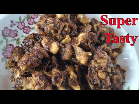 Mutton Bheja Fry Easy Recipes Brain Fry Tasty Goat Brain Recipes for Naan Bread and Rice Food Meat