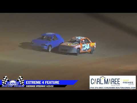 Extreme 4 Feature - Cherokee Speedway 4/22/23 - dirt track racing video image