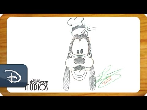 How-To Draw Goofy | Disney's Hollywood Studios - UC1xwwLwm6WSMbUn_Tp597hQ