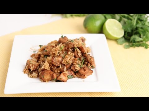 Cilantro & Lime Chicken & Rice Recipe - Laura Vitale - Laura in the Kitchen Episode 814 - UCNbngWUqL2eqRw12yAwcICg