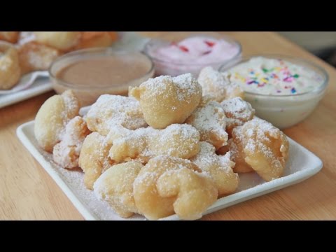 Easy Funnel Cake Bites  + 3 Dipping Sauces - UCubwl8dqXbXc-rYE8MOSUnQ