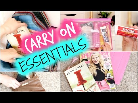 Travel/Carry On Essentials! - UCsWQWXOPongqZJM5D3B_oRQ