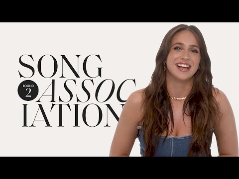 Tate McRae Sings 'i still say goodnight', and Rihanna in ROUND 2 of Song Association | ELLE