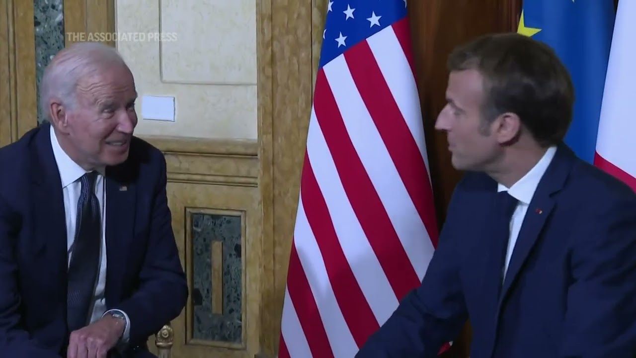 Biden fetes Macron in 1st state visit of presidency
