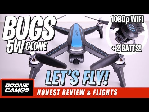 MJX BUGS 5W CLONE? - Helifar 3B 1080p Wifi GPS Drone - Flights, Modes, & Video - Honest Review - UCwojJxGQ0SNeVV09mKlnonA