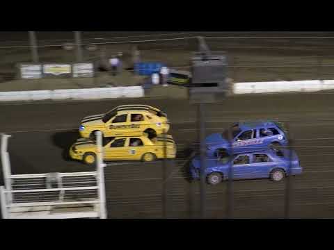 Perris Auto Speedway Double Decker Main Event  4-22 -23 - dirt track racing video image