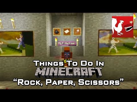 Things to Do In Minecraft - Rock, Paper, Scissors | Rooster Teeth - UCzH3iADRIq1IJlIXjfNgTpA