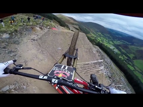 Dan Atherton Sends It Down the Hardline MTB Track | Red Bull Hardline: GoPro View - UCblfuW_4rakIf2h6aqANefA