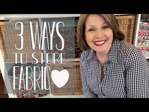 3 Ways to Organize & Store Fabric - UCl5v3GI-2usg1RbmaqR-cbA