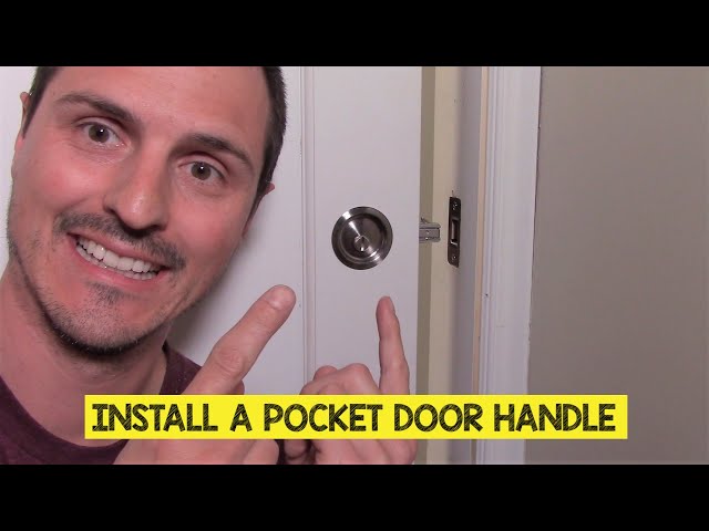 How to Install a Door Lock on a Pocket Door