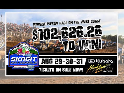 8/30/24 High Limit Racing / Full Event / Skagit Speedway / Night #2 Skagit Nationals / Alger, WA - dirt track racing video image