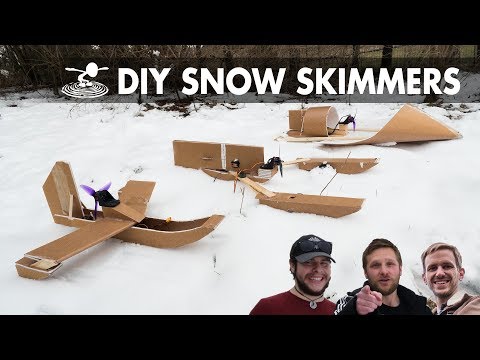 Snow Skimmer from 1 Sheet of Foamboard! - UC9zTuyWffK9ckEz1216noAw