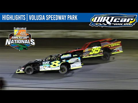 DIRTcar UMP Modifieds | DIRTcar Nationals | Volusia Speedway Park | January 31, 2025 | HIGHLIGHTS - dirt track racing video image