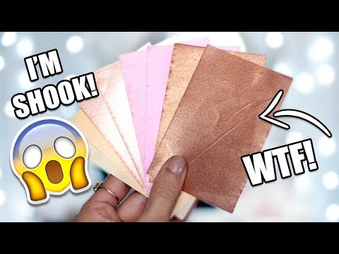 TESTING WEIRD PRESS ON PAPER MAKEUP! WTF! HIT OR MISS? - UCBKFH7bU2ebvO68FtuGjyyw