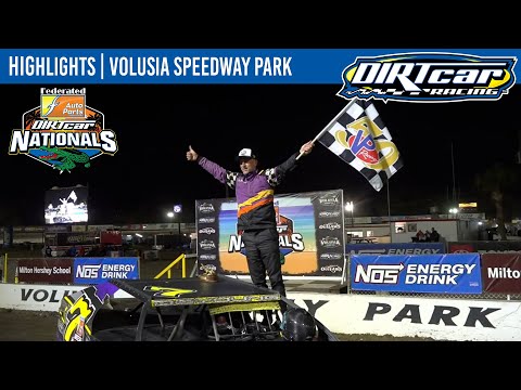 DIRTcar UMP Modifieds | DIRTcar Nationals | Volusia Speedway Park | February 5, 2025 | HIGHLIGHTS - dirt track racing video image