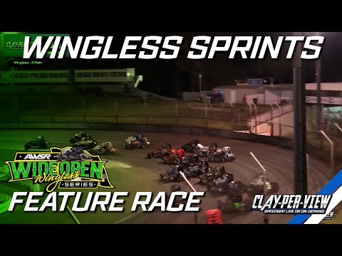 Wingless Sprints | WOW Series - Borderline - 15th Feb 2025 | Clay-Per-View - dirt track racing video image