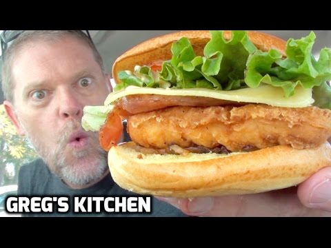 NEW McDonalds® CRISPY CHICKEN CLUBHOUSE BURGER FOOD REVIEW - Greg's Kitchen - UCGXHiIMcPZ9IQNwmJOv12dQ