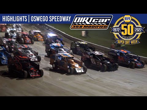 DIRTcar 358 Modifieds Oswego Speedway October 8, 2022 | HIGHLIGHTS - dirt track racing video image