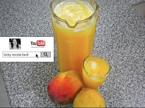 AGUA DE MANGO | Vicky Receta Facil - UCewhO42h_TIKZdntpI-v39g