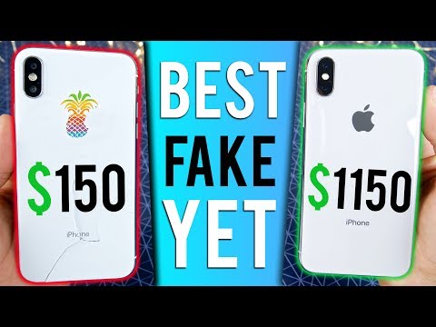 $150 Fake iPhone X vs $1150 iPhone X! How Bad Can It Be? - UCj34AOIMl_k1fF7hcBkD_dw