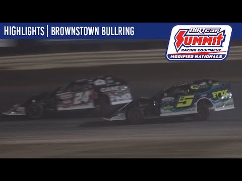 DIRTcar Summit Modified Nationals | Brownstown Bullring | June 23, 2023 | HIGHLIGHTS - dirt track racing video image
