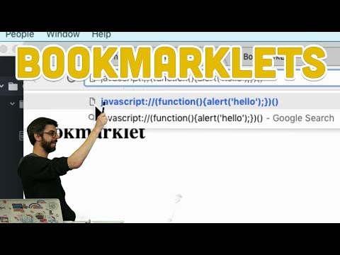 11.2: Bookmarklets - Programming with Text - UCvjgXvBlbQiydffZU7m1_aw