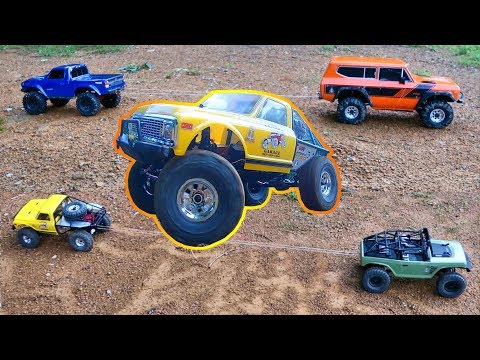 Traxxas Vs Redcat & Axial Vs Vaterra - TUG OF WAR Challenge in the Dirt - TheRcSaylors - UCYWhRC3xtD_acDIZdr53huA