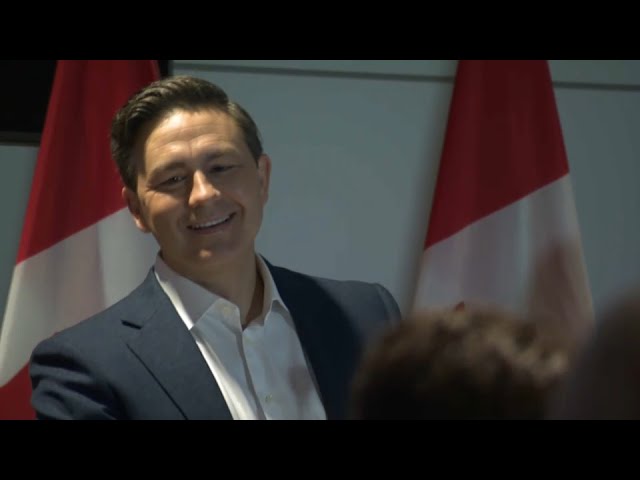 Conservative Leader Pierre Poilievre Addresses His Partys Caucus ...