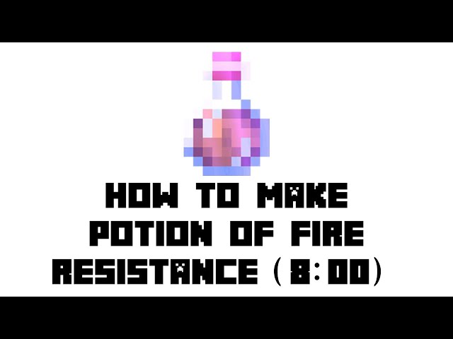 How to make Fire Resistance Potion in Minecraft