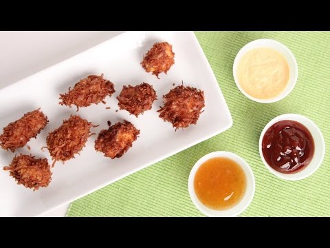 Coconut Chicken Nuggets Recipe - Laura Vitale - Laura in the Kitchen Episode 970 - UCNbngWUqL2eqRw12yAwcICg