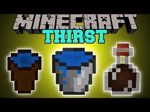 Minecraft: THIRST MOD (TONS OF NEW DRINKS AND A THIRST BAR!) Mod Showcase - UCpGdL9Sn3Q5YWUH2DVUW1Ug