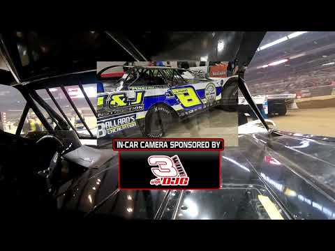 Jordan Frame comes in 10th at Gateway Dirt Nationals with his 3 Wide with DJG Powered In Car Camera - dirt track racing video image