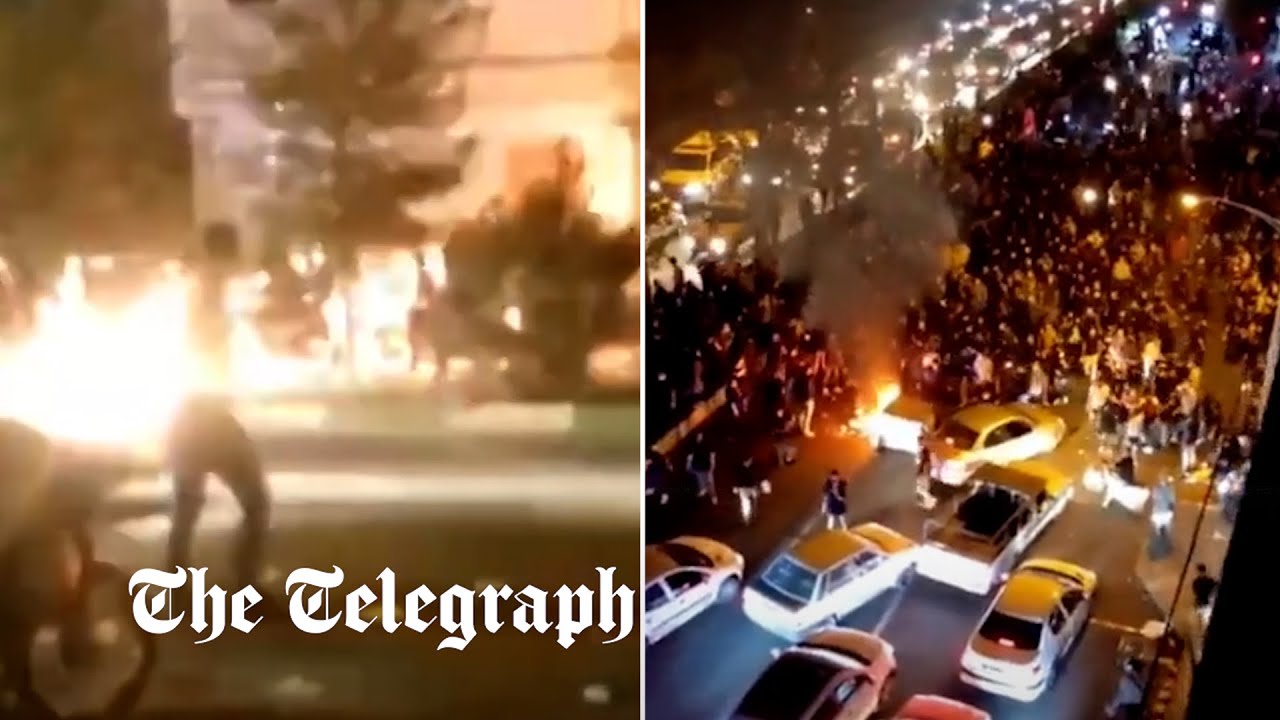 Iranian security forces crack down on angry anti-government protesters