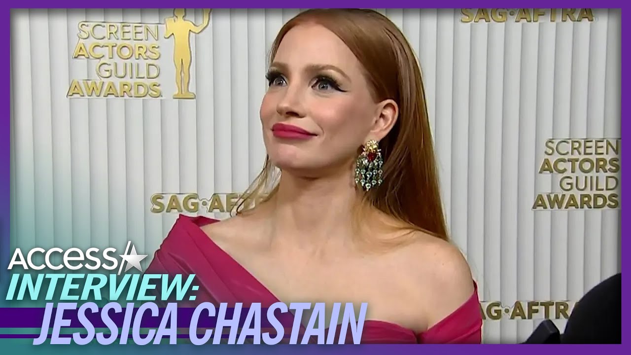 Jessica Chastain Reveals Why She TRIPPED at SAG Awards