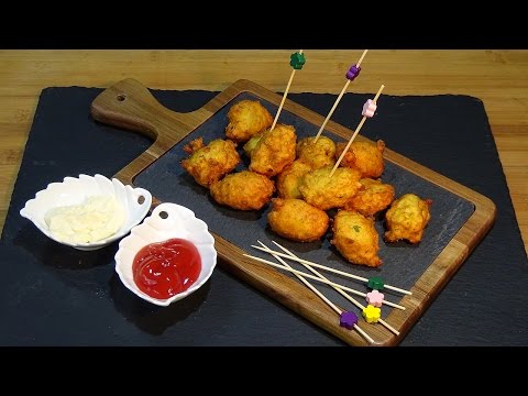 Receta Buñuelos de merluza - Recetas de cocina, paso a paso, tutorial - UC5ONfXPjWgqElh0NZaRJ1tg