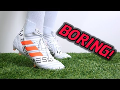 MESSI'S CLEATS ARE BORING! - Adidas Nemeziz Messi 17.1 (Pyro Storm) - Review + On Feet - UCUU3lMXc6iDrQw4eZen8COQ