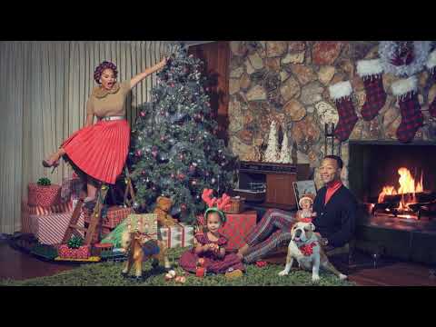 John Legend - What Christmas Means To Me (Official Yule Log)