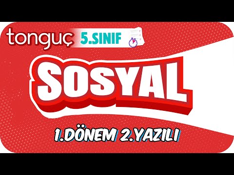 5. Sınıf 1. Dönem 2. Yazılı | Sosyal Bilgiler