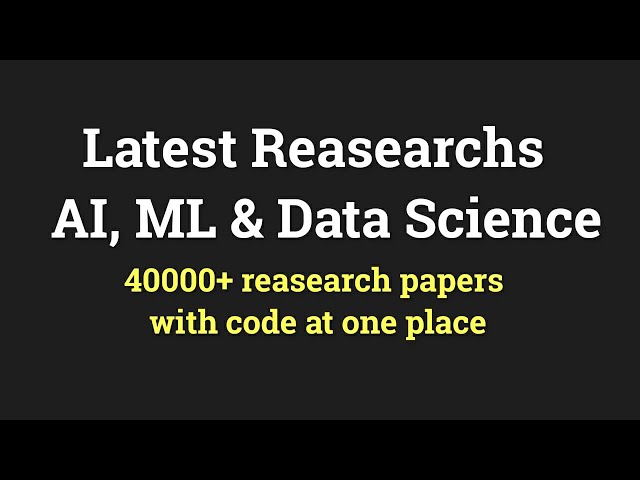 How to Do Research in Machine Learning