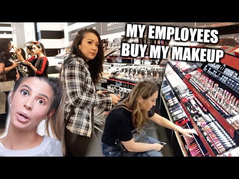 MY EMPLOYEES BUY MY FULL FACE OF MAKEUP!!! LAURA LEE - UCKMugoa0uHpjUuq14yOpagw