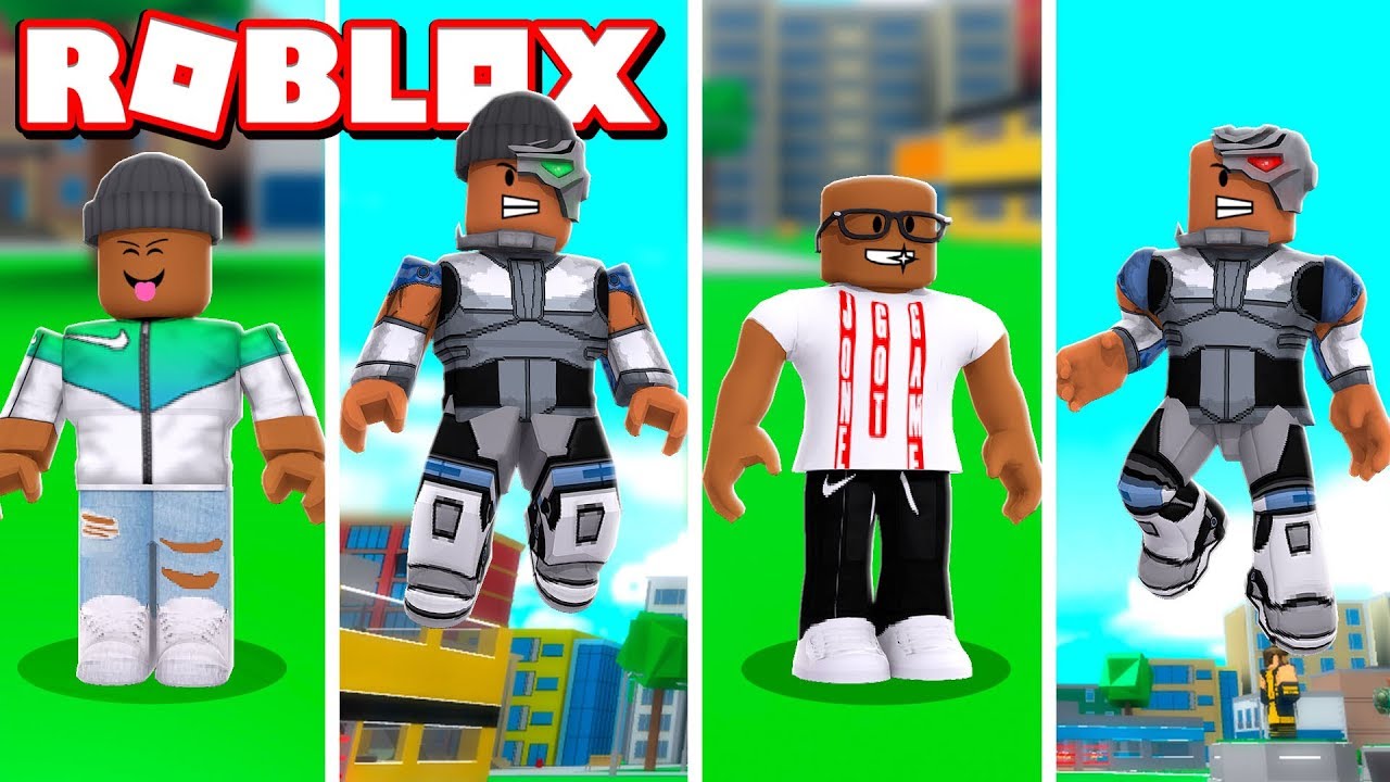 2 Player Cyborg Superhero Tycoon In Roblox Racer Lt - 